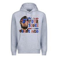 Heather Grey this is so four score and seven years ago Premium Hoodie - texasbilliewilder