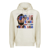 Oatmeal Heather this is so four score and seven years ago Premium Hoodie - texasbilliewilder