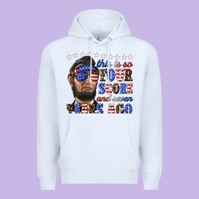 This Is So Four Score And Seven Years Ago Premium Hoodie Designed By Texasbilliewilder