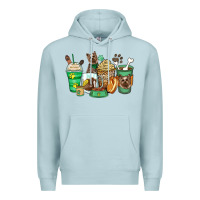 Blue Mist yorkshire terrier coffee cups Premium Hoodie - Zillion Design Studio