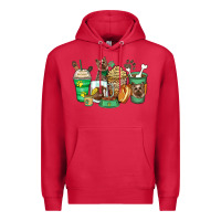 Cardinal yorkshire terrier coffee cups Premium Hoodie - Zillion Design Studio