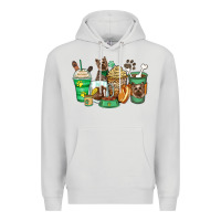 Dove Grey yorkshire terrier coffee cups Premium Hoodie - Zillion Design Studio