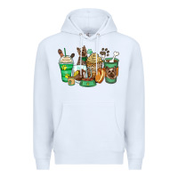 White yorkshire terrier coffee cups Premium Hoodie - Zillion Design Studio