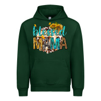 Foreset Green blessed mama with sunflowers Urban Hoodie - texasbilliewilder