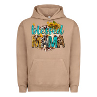 Pigment Burro blessed mama with sunflowers Urban Hoodie - texasbilliewilder