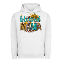 Pigment Lunar Rock blessed mama with sunflowers Urban Hoodie - texasbilliewilder