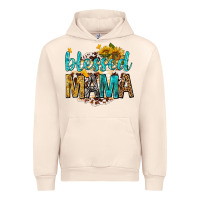 Sandshell blessed mama with sunflowers Urban Hoodie - texasbilliewilder