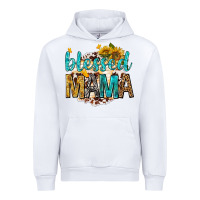 White blessed mama with sunflowers Urban Hoodie - texasbilliewilder
