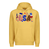 Antique Gold usa 4th of july Premium Hoodie - texasbilliewilder