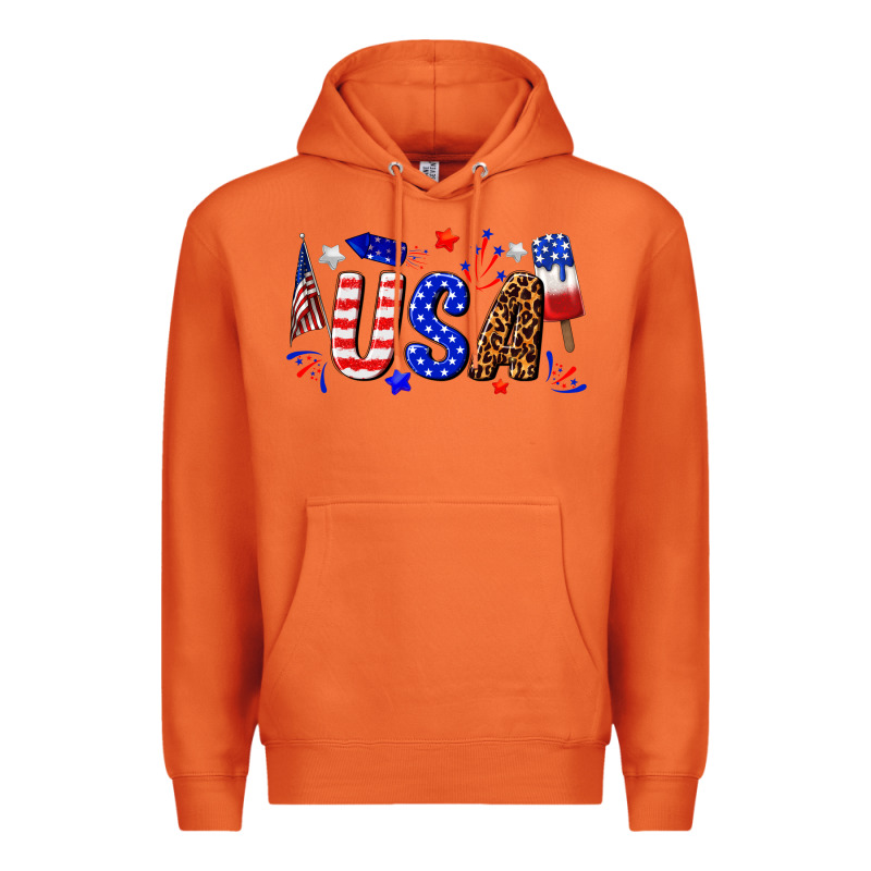 Usa 4th Of July Premium Hoodie by texasbilliewilder | Teevron