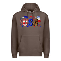 Coffee usa 4th of july Premium Hoodie - texasbilliewilder