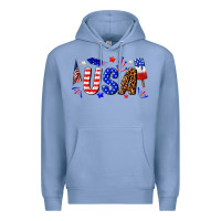 Colony Blue usa 4th of july Premium Hoodie - texasbilliewilder