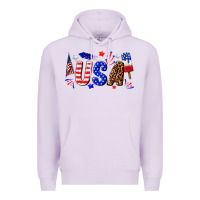 Lilac usa 4th of july Premium Hoodie - texasbilliewilder