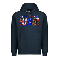 Navy usa 4th of july Premium Hoodie - texasbilliewilder