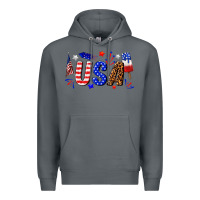 Rock usa 4th of july Premium Hoodie - texasbilliewilder