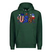 Sports Green usa 4th of july Premium Hoodie - texasbilliewilder