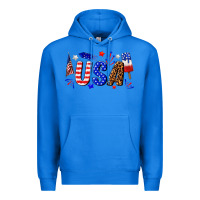 True Royal usa 4th of july Premium Hoodie - texasbilliewilder