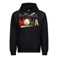 Black ballpark mama baseball Urban Hoodie - Zillion Design Studio