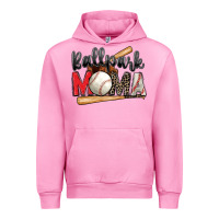 Fuchsia Pink ballpark mama baseball Urban Hoodie - Zillion Design Studio