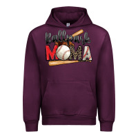 Mauve Wine ballpark mama baseball Urban Hoodie - Zillion Design Studio