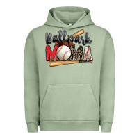 Pigment Oil Green ballpark mama baseball Urban Hoodie - Zillion Design Studio
