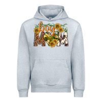 Heather Grey boy mom Urban Hoodie - texasbilliewilder