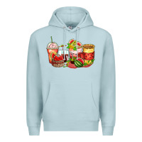 Blue Mist watermelon farm fresh coffee cups Premium Hoodie - Zillion Design Studio
