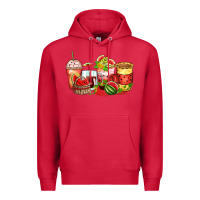 Cardinal watermelon farm fresh coffee cups Premium Hoodie - Zillion Design Studio