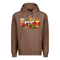 Chestnut watermelon farm fresh coffee cups Premium Hoodie - Zillion Design Studio