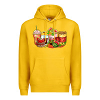 Lemon watermelon farm fresh coffee cups Premium Hoodie - Zillion Design Studio