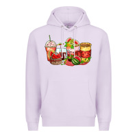 Lilac watermelon farm fresh coffee cups Premium Hoodie - Zillion Design Studio
