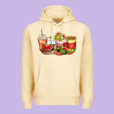 Watermelon Farm Fresh Coffee Cups Premium Hoodie Designed By Zillion Design Studio