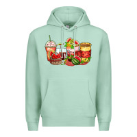 Seafoam watermelon farm fresh coffee cups Premium Hoodie - Zillion Design Studio
