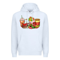 White watermelon farm fresh coffee cups Premium Hoodie - Zillion Design Studio