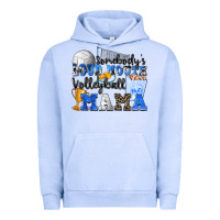 Pigment Grape Ice somebody's loud mouth volleyball mama Urban Hoodie - Zillion Design Studio