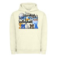 Pigment Pistachio somebody's loud mouth volleyball mama Urban Hoodie - Zillion Design Studio