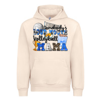 Sandshell somebody's loud mouth volleyball mama Urban Hoodie - Zillion Design Studio