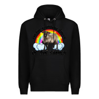 Black i'm the rainbow sheep of the family suffolk sheep black face sheep Premium Hoodie - RanaPortraitStore