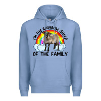 Colony Blue i'm the rainbow sheep of the family suffolk sheep black face sheep Premium Hoodie - RanaPortraitStore