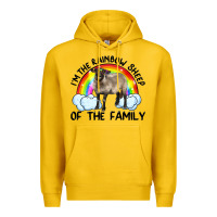 Lemon i'm the rainbow sheep of the family suffolk sheep black face sheep Premium Hoodie - RanaPortraitStore