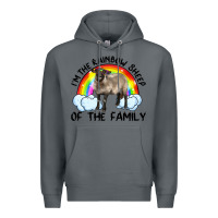 Rock i'm the rainbow sheep of the family suffolk sheep black face sheep Premium Hoodie - RanaPortraitStore