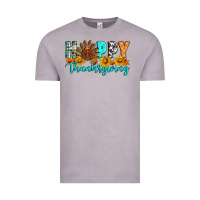 Vintage Zinc Happy Thanksgiving Vintage Tee - Artiststas