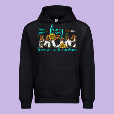 Urban Hoodie boy mom from son up to son down  western