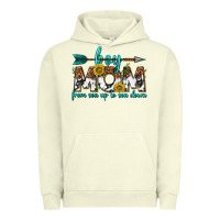 Pigment Pistachio boy mom from son up to son down  western Urban Hoodie - texasbilliewilder
