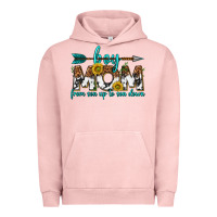 Pigment Salmon boy mom from son up to son down  western Urban Hoodie - texasbilliewilder