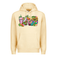 Pina Colada tropical coffee cups Premium Hoodie - Zillion Design Studio