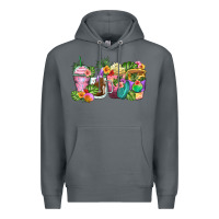 Rock tropical coffee cups Premium Hoodie - Zillion Design Studio
