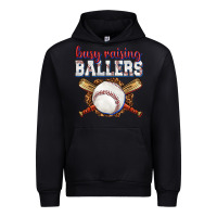 Busy Raising Ballers Baseball Urban Hoodie | Teevron