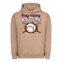 Pigment Burro busy raising ballers baseball Urban Hoodie - texasbilliewilder