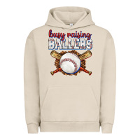 Pigment French Oak busy raising ballers baseball Urban Hoodie - texasbilliewilder